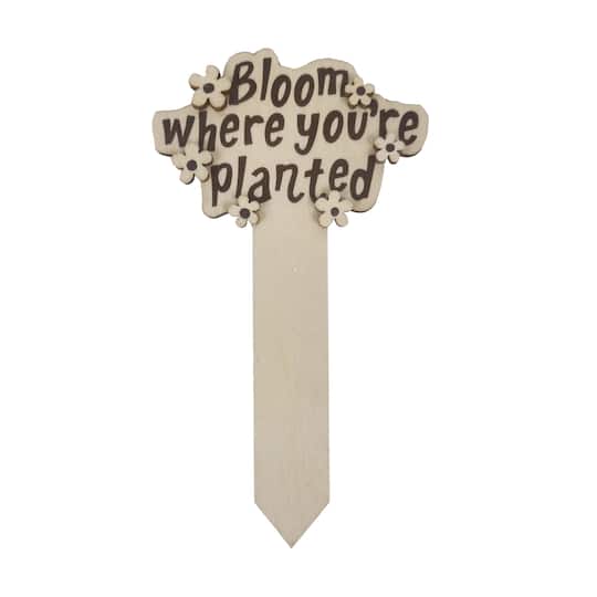 Bloom Where You're Planted Garden Stake by Creatology™